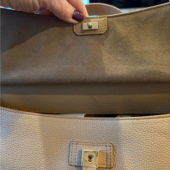 Oh so Chic Furla Leather Top Handle Bag in Tiramisu - Picture 4 of 10